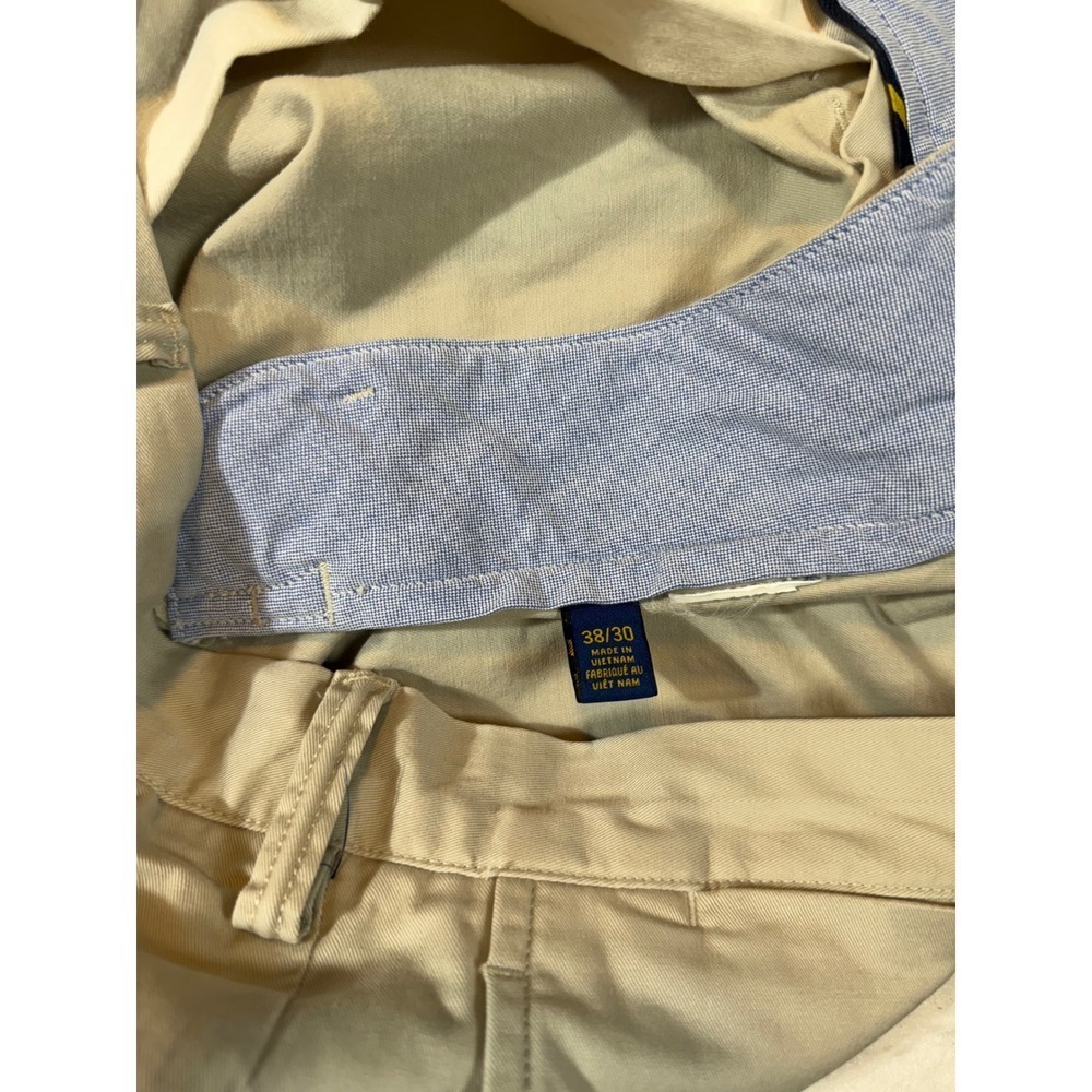 Polo Ralph Lauren The Polo Chino Stretch Straight Fit Mens 38x30 Khaki Pants - Picture 4 of 4